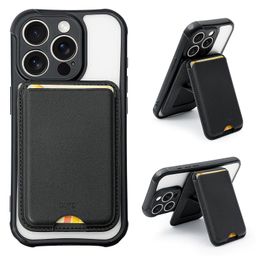 q qufex Qufex Premium Slim Magnetic Wallet with RFID Blocking, Ultra-Thin Design, Secure Card and Cash Holder for Easy Attachment and Detachment (Black) image 2