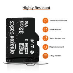 Amazon Basics 32GB MicroSDHC Memory Card with Adapter, Upto 98MB/s, IPX6, Temperature & Shock Resistant image 4
