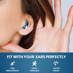 Denreel Wireless Stereo Bluetooth Headset with Built in Microphone & Rotating Charging Box image 2