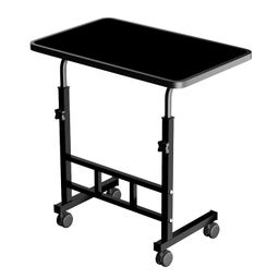 OPTIFINE Multi-Purpose Laptop Table, Study Table| Bed Table| Adjustable Height, Portable for Office, Work Form Home | DIY Table, Easy to Assemble, Engineered (Adjustable Black) image 1