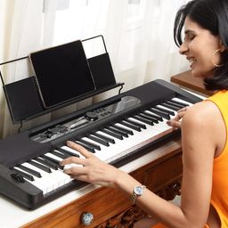 CASIO CT-S400 - KS52A 61 Keys Advanced Keyboard with Piano Tones, Casio Music Space APP and AiX Sound Source - Black image 4