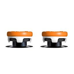 KontrolFreek Omni for Xbox One and Xbox Series X Controller | Performance Thumbsticks | 2 Low-Rise Concave | Orange/White image 3