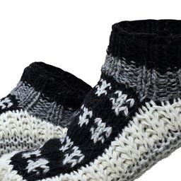 GOKYO Makalu Insulated Socks Booties 2 layer Soft Hand Knitted Wool with Fleece Insulation for sleeping in extreme cold. Not for walking or wearing in shoes image 2