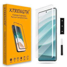 XTRENGTH Advanced HD+ Curved UV Gorilla Tempered Glass Screen Protector Designed for Motorola Edge 60 Fusion 5G - Edge to Edge Full Screen Coverage with Easy Installation Kit (Anti-Scratch) image 1