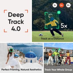 Insta360 Flow 2 Pro Grey - AI Tracking Phone Gimbal, 200+ App Tracking with DockKit, Multi-Person Tracking, 360º Pan Tracking, Built-in Tripod/Selfie Stick, iPhone/Android Portable Stabilizer image 2