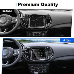 Weuaste Fit Jeep Compass 7" Uconnect LCD Display with Touch Screen, LCD Monitor Digitizer Radio Navigation Fit for Jeep Compass 2017-2020, Radio Replace# TD0-WXGA0700K00057-V1 image 2