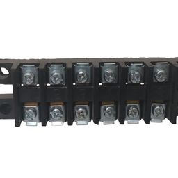 Control Panel 30A 6 Way Bakelite Connector Strip (open type) Double Row # Black ColourTerminal (Pack of 3) image 3