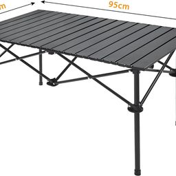 Sisliya Garden Foldable Camping Table Outdoor Folding Tables Portable Egg Roll Table Combination Family Outing Camping Picnic Table Long Table Kitchen/Home/Garden/Event/Party Table (SS-02) image 3