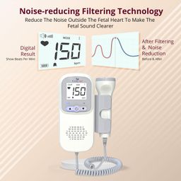 generic Fedal Doppler- High-Performance Pregnancy Care Device | Radiation-Free, Low Power Indicator & Intelligent Dynamic Detection image 5