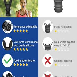 MAHNTMART Lung Breathing Trainer Exercise Device-Compact Pure Silicone Lung Exerciser Device, Respiratory Muscle Trainer, Lung Expander, Breathing Enhancer, Ideal & Adjustable For All, Easy To Clean image 4