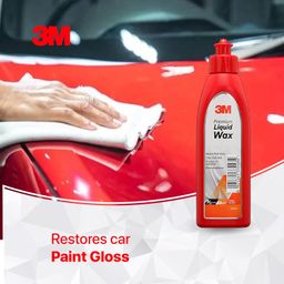 3M Combo of Car Shampoo (1 L) and Liquid Wax | Remove Dirt with High Foam Shampoo | Restore Gloss with car Liquid Wax image 3