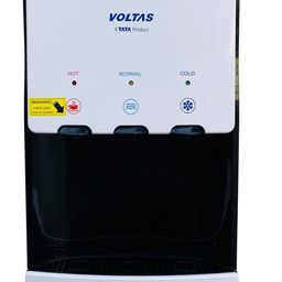 Voltas Spring TT Table Top Water Dispenser with Three Temperature Tap and Compact Design (White and Black), 5 liters image 1