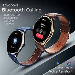 Pebble Royale Legend 1.43" AMOLED Display, Slimmest Design, Bluetooth Calling, Premium Built, Always On Display, Multi Sports Mode, Health Suite, Smart Calculator (Brown) image 4