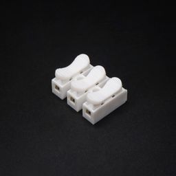 Electronic Spices Pack of 10 CH3 Quick Cable Clamp Terminal Block Connector Spring Wire Connector for LED Light bar Connection Spring Cable clamp image 2