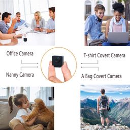 TECHNOVIEW Button Camera with Remote Control, Audio Video 1080p Full Hd Recording, Easy to use, with Free 64GB Sd Card - Black Button image 4