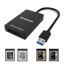 cateck Upgraded Version 5Gpbs Super Speed USB 3.0 XQD Memory Card Reader Compatible with Sony G/M Series USB Mark XQD Card, Lexar 2933x/1400x USB Mark XQD Card, Support Windows/Mac image 1