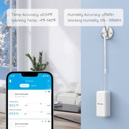 Govee Hygrometer Thermometer 3Pack H5100, Mini Bluetooth Temperature Humidity Sensor with APP Notification Alert, 2 Years Free Data Storage Export, 230 Feet Connecting Range image 4