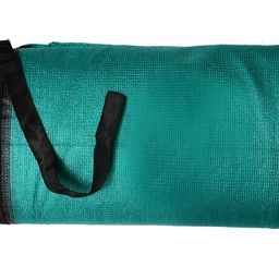 Vego Sports Green Shade Net/Agro/Balcony/Garden Net - UV Stabilized, Nylon Tape Borders & Ropes on All Sides with Hooks for Installation - 75% Shade image 2