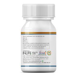 INLIFE Vitamin D3 Cholecalciferol Supplement with Coconut Oil for Better Absorption, For Men & Women, Immunity, Bone Health, Muscles - 60 Capsules image 4