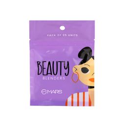 MARS Mini Beauty Blenders for Makeup | Flawless Versatile Usage | Precise & Effortless Blending | Travel-Friendly | Easy to Clean | Professional Results | Pack of 5 image 2