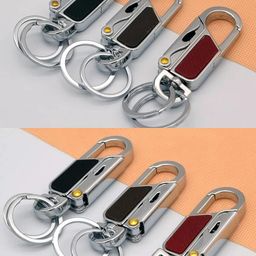 jdp novelty (Get any Random Color Stylish Metal Keychain with Corkscrew Wine Bottle Opener. image 4