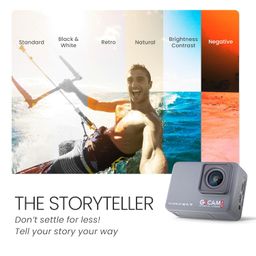 Digitek DAC 002 5K Ultra HD Action Camera - 24MP, 100ft Waterproof, 128GB Support, Dual 1350mAh Batteries, EIS Stabilization, HDMI Output, Inbuilt & External Mic, Speaker - Perfect for Adventure! image 5