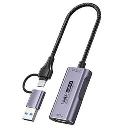 Tobo USB3.0 HDMI to USB C Capture Card, 4K Full 1080P60FPS Capture Devices for Gaming Live Streaming Video Recorder, for Windows Mac OS System OBS Zoom PS4/5 Switch Xbox1 TD-1023HVC image 1
