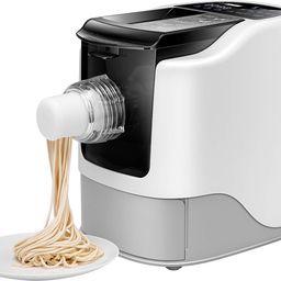 Silver Martini Pasta Maker Machines, Automatic Noodles Adjustable Thickness Settings with 13 Different Module, Noodles Maker Perfect for Spaghetti (Fully Automatic Pasta Maker Machine) image 1