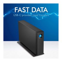 LaCie d2 Professional 8TB External Hard Drive Desktop HDD USB-C USB 3.1 Gen 2, 7200 RPM Enterprise Class Drives, for Mac and PC Desktop, 5-Year Data Recovery Services & 1mo Adobe CC (STHA8000800) image 4