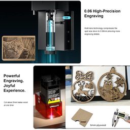3 idea Imagine Create Print Creality Laser Engraver Module Kit 5W 455nm Compatible Ender 3 Pro V2/NEO/MAX/S1/S1 Pro, CR-10 3D Printer etc. image 5
