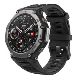 Amazfit T-Rex 3 Outdoor Rugged Military 48mm Smart Watch, Built in GPS, 27 Days Battery Life, Offline Maps, 2000 Nits Brightness, 10 ATM Water Resistance, AI Coach, for iOS & Android (Onyx) image 1