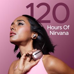 boAt Nirvana Ion ANC, Active Noise Cancellation(~32dB), 120Hrs Battery, App Support, Crystal Bionic Sound, 4Mics ENx, v5.3 Bluetooth Earbuds, TWS Ear Buds Wireless Earphones with mic (Rose Quartz) image 4