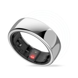 aaboRing, Health & Fitness Tracker Smart Ring, Advance Sleep Monitoring, Stress & Activity Tracking, Titanium, IP68 Waterproof (US Size No 11, Wireless, Stellar Silver) image 1