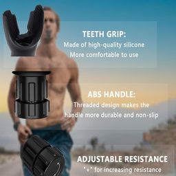 VATTU Lungs Exercise Equipment, Lung Exerciser, Breathing Exercise Machine- Compact Pure Silicone Lung Exerciser Device, Respiratory Muscle Trainer, Ideal and Adjustable for All, Easy to Clean image 3