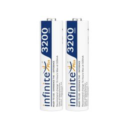 ENVIE® (AA3200RTU2PL) Infinite Plus AA High Capacity 3200mAh Ni-MH Rechargeable Battery, Low Self Discharge & Ready to Use (Pack of 2) image 1
