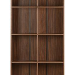 DeckUp Meritus-L Engineered Wood Book Shelf and Display Unit (Walnut, Matte Finish) image 5