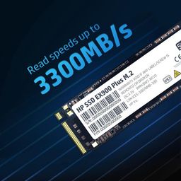 HP EX900 Plus 512GB NVMe SSD - GEN 3.0 X 4 PCIe 8Gb/s 3D NAND M.2 Cache Internal Solid State Drive Up to 2000 MB/s - 35M33AA#ACJ with 5 Year Warranty image 3