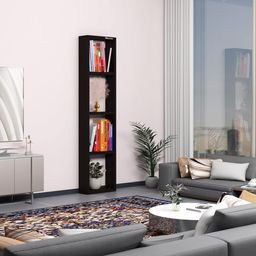 Mahaakaay Sumwud Royal Free Standing Wall Mounted with Fastners Bookcase Book Shelf Display Rack Wenge (Engineered Wood) image 2