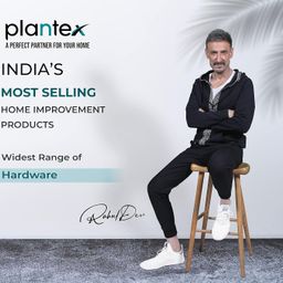 Plantex Stainless Steel Home Key Holder for Wall with Mobile Phone Stand/Key Stand/Multipurpose Key Holder/Shelf with 5 Key Hooks - Wall Mount (Black) image 2