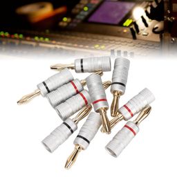unimarket Sound Banana Plug, Safe to Use Easy Installation Color Coded Speaker Connector for Home Theater image 3