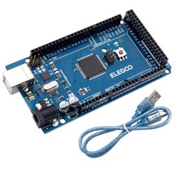 Elegoo MEGA 2560 R3 Board ATmega2560 ATMEGA16U2 + USB Cable Compatible With Arduino image 1