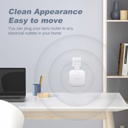 mamerry Wall Mount Holder for eero Pro 6e/Pro 6, No Messy Wires, Space Saving, Outlet Wall Stand Bracket Compatible with eero Pro 6e/Pro 6 Mesh Wi-Fi System Extender Router (3 Pack) image 3