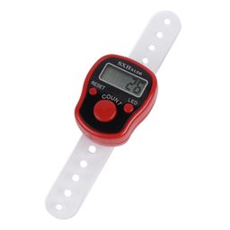 Aim Emporium Manual Digital Hand Tally Counter/Finger Counter with Led Light Color Red image 3