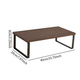 CALANDIS™ Monitor Stand Riser Multiuse Monitor Support Rack for Home Apartments Office Style D | Monitor Mounts & Stands | Monitors, Projectors & Accs image 2