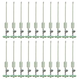 skyblue (20pcs) Irrigation Fogger System 4 Way Fogger Assembly Unit with Check Valve for Garden, Greenhouses, Mist Cooling System and Poultry Farm - Pack of 20 image 1