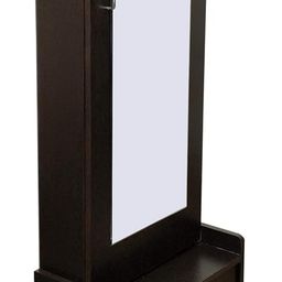 generic Engineered Wood Hudson'S Beuza Dressing Table In Dark Walnut Color image 1