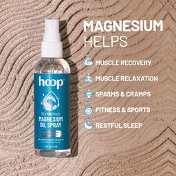 hoop Magnesium Oil Spray | Topical Magnesium Spray For Skin Application | Apply On Feet For Better Sleep, Muscle Recovery | 100 ml image 4