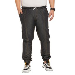 bigbanana Plus Size Men's Regular Fit Solid Trouser image 1