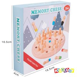 Kidology Wooden Memory Match Stick Chess Game for Kids 2+ Years | Color Memory Chess, Parent-Child Interaction Toy | Educational Intelligent Logic Game and Brainteaser Toys for Boys and Girls image 5
