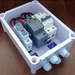 Kenbrook Solar DCDB 1 in 1 Out Inbuilt Sibass DC Fuse 20A, Sibass SPD 600V & DC MCB 20A (1 Series/String x up to 12 Panels Max.) (1-1 600V MCB) image 5